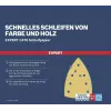 Bosch Accessories 2608901643 schuurbladen voor multischuurder, korrel 120, 150 x 100 mm, 50-pack
