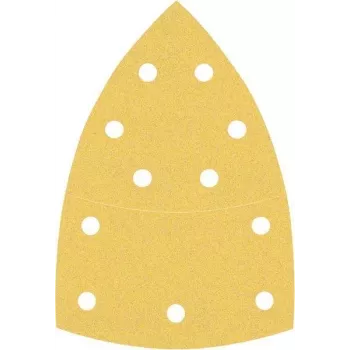 Bosch 2608901649 schuurbladen voor multischuurder, korrel 120, 93 x 102 mm, 50-pack