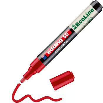 Edding 50 EcoLine lakmarker rood 2-3 mm 4-50-002