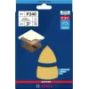 Bosch Accessories 2608901653 schuurbladen voor multischuurder korrel 240, 93 x 102 mm, 10-pack