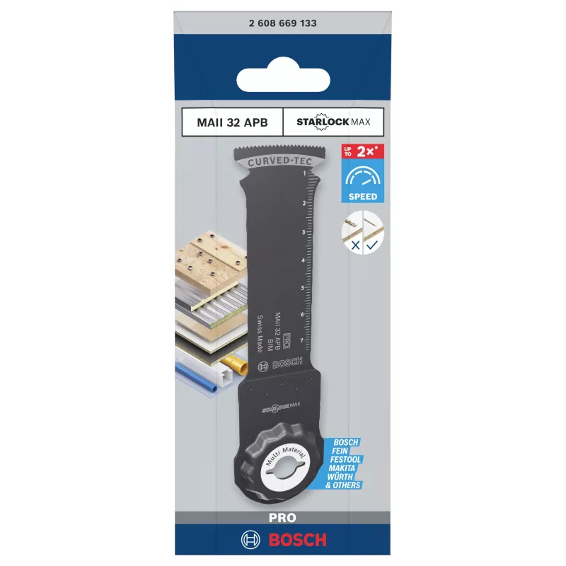Bosch bi-metaal multimess 32 mm StarlockPlus inlegzaagblad 2608669133