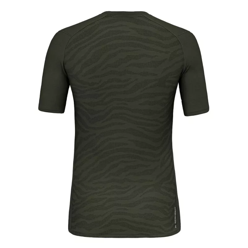 Salewa Cristallo Thermal T-shirt heren - Dark Olive