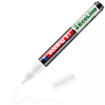 Edding 51 EcoLine lakmarker wit 1-2 mm 4-51-049