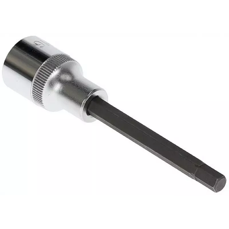 GEDORE red 1/2 inch aandrijving inbus schroevendraaier-bit-dopsleutel 6 mm x 100 mm R62550619