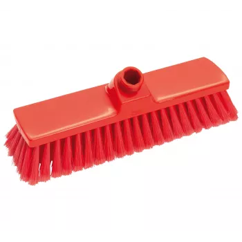 Haug Bürsten FC87211 bezemkop, rood kunststof, 30 cm veegbreedte