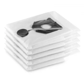 Kärcher Professional 2.889-183.0 veiligheidsfilterzakken, 5-pack, wit vlies, voor NT 30/1, NT 35/1, NT 40/1, NT 45/1, NT 50/1