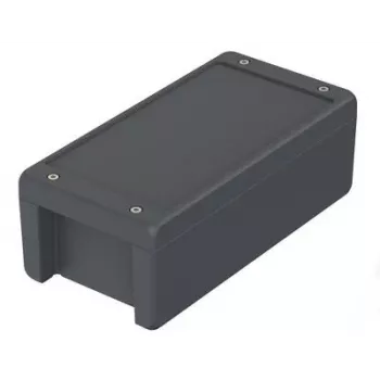 Bopla Bocube Alu BA-S 241309 F universele behuizing, 259 x 128 x 90 mm, aluminium spuitgiet, grafietgrijs RAL 7024, IP66/IP67 00165234