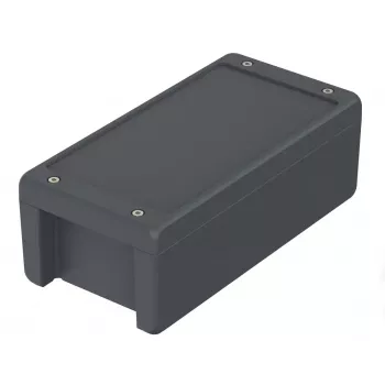 Bopla Bocube Alu BA-S 241309 F universele behuizing, 259 x 128 x 90 mm, aluminium spuitgiet, grafietgrijs RAL 7024, IP66/IP67 00165234