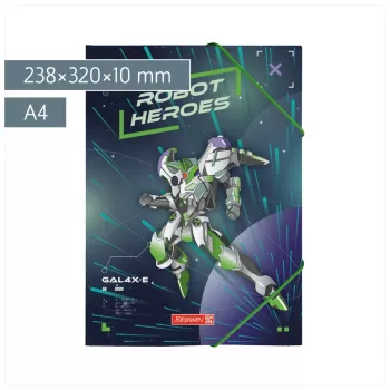 BRUNNEN verzamelmap ROBOT HEROES DIN A4 donkerblauw mint 1041604421