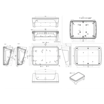 Bopla BoPad BOP 7.0 P-9016-SET displaybehuizing 215 x 150 x 75,7 mm ABS wit RAL 9016 35107076.HMT1