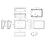 Bopla BoPad BOP 7.0 P-9016-SET displaybehuizing 215 x 150 x 75,7 mm ABS wit RAL 9016 35107076.HMT1