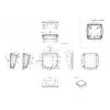 Bopla BoPad BOP 1212 P-9016-SET displaybehuizing 122 x 118 x 57,60 mm ABS wit (RAL 9016) 35112076.HMT1