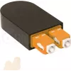 BLUELAN BlueOptics glasvezel-loopback-adapter OM2 50/125µm multimode SC/UPC duplex keramische ferrule -40°C tot +85°C (BOLBSCOM2)