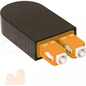 BLUELAN BlueOptics glasvezel-loopback-adapter OM2 50/125µm multimode SC/UPC duplex keramische ferrule -40°C tot +85°C (BOLBSCOM2)