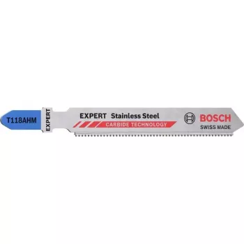 Bosch EXPERT T 118 AHM carbide-decoupeerzaagblad voor roestvrij staal, 3-pack 2608901709