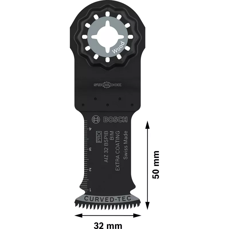 BOSCH PRO AIZ 32 BSPIB StarlockPlus inlegzaagblad, 32 x 50 mm, bi-metaal 2608669073
