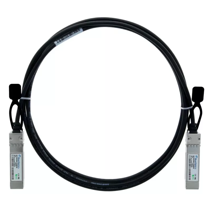 BlueLAN 10GBASE-CR passieve SFP+ naar SFP+ Direct Attach kabel, 1m, AWG30 (747521101-BL)