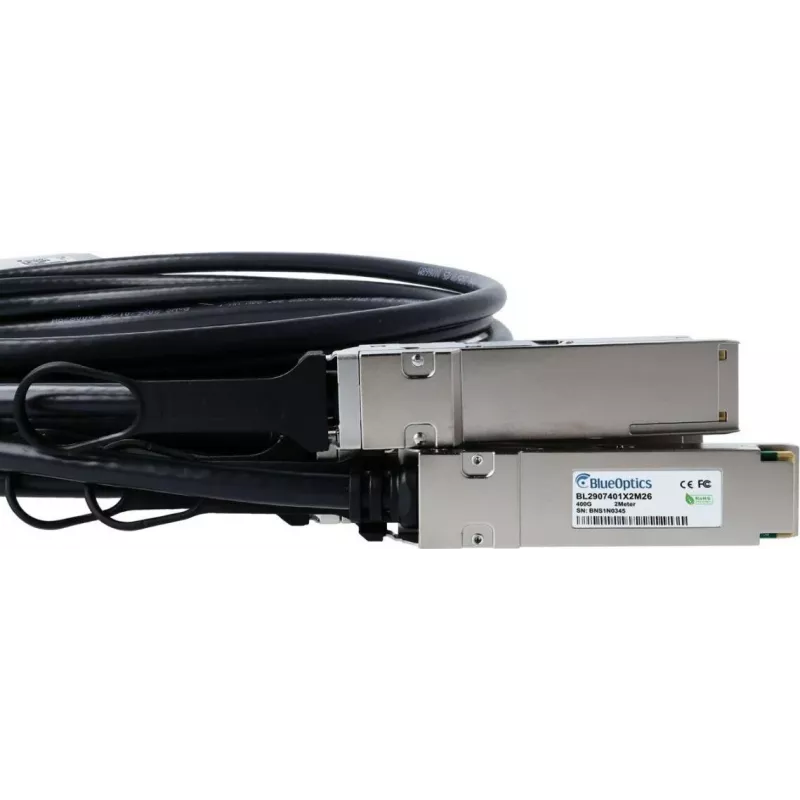 BlueLAN NVIDIA-compatibele 400G QSFP-DD breakout-DAC-kabel MCP7F60-W003R26-BL, 2m AWG26