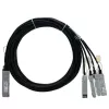 BlueLAN QSFP-4SFP10G-CU2M-BL compatibele Cisco 40GBASE-CR4 naar 4x10GBASE-CR SFP+ passieve Direct Attach breakout-kabel, 2m, AWG30