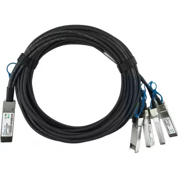 BlueLAN 980-9I48H-00C003 compatibele QSFP28 naar 4x SFP28 passieve koper breakout DAC-kabel, 3m, 100G naar 4x25G 980-9I48H-00C003-BL