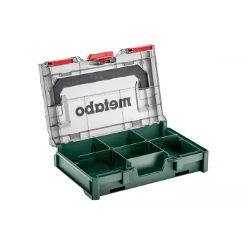 Metabo 626896000 metaBOX 63 XS gereedschapsbox-inzet, ABS, groen/transparant