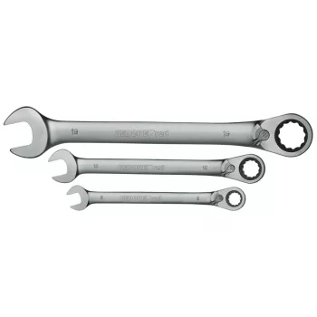 GEDORE RED 3300873 R07205012 combinatie-ratelsleutelset, 12 stuks