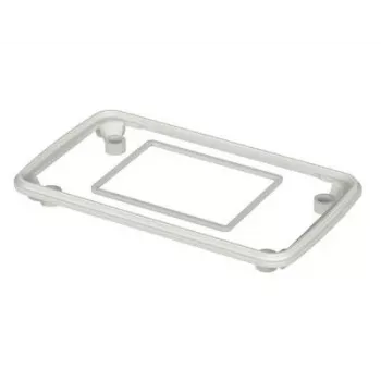Bopla BOP 500 DI Bopad IP65 afdichting - RAL 9016 decoratieve afdichting TPE (geurneutraal speciaal rubber) wit (L x B x H) 131 x 76 x 13,2 mm 1 stuks 35250006