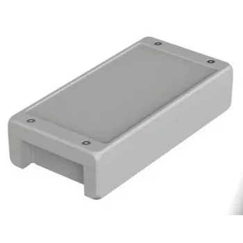 Bopla BA-S 241306 F Bocube Alu universele behuizing, 259 x 128 x 60 mm, lichtgrijs (RAL 7035) 00165225