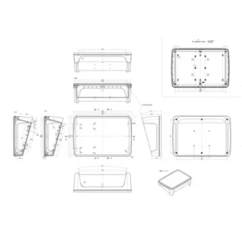 Bopla BoPad BOP 10.1 P-9016-SET displaybehuizing 285 x 198 x 92,90 mm ABS wit RAL 9016 35110176.HMT1