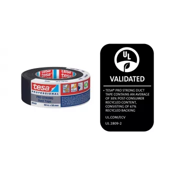 Tesa Pro Strong weefband zwart 50 m x 50 mm 66462-00002-00
