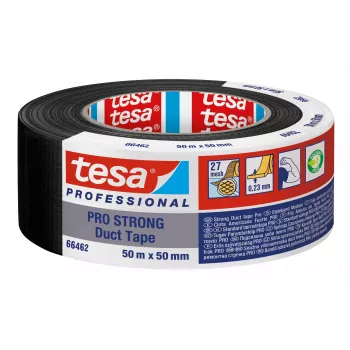 Tesa Pro Strong weefband zwart 50 m x 50 mm 66462-00002-00