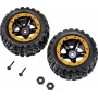 Reely RE-6904695 1:10 off-road wielset (2 stk., 87 mm, 12 mm zeskant, zwart)