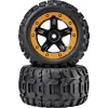 Reely RE-6904695 1:10 off-road wielset (2 stk., 87 mm, 12 mm zeskant, zwart)