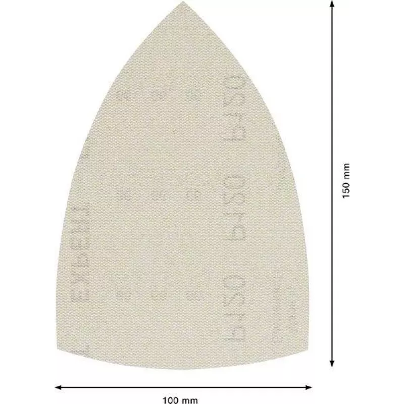 Bosch Accessories 2608901624 schuurgaas voor multischuurmachine korrel 120, 150 x 100 mm, 50 stuks