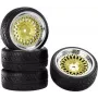 Reely 1:10 on-road compleetwiel Racing CLS goud 1 stk RE-6702300
