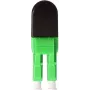 BLUELAN BlueOptics glasvezel-loopback-adapter OM5 50/125µm multimode LC/UPC duplex, limoengroen, keramische ferrule, -40°C tot +85°C (BOLBLCOM5)