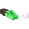 BLUELAN BlueOptics glasvezel-loopback-adapter OM5 50/125µm multimode LC/UPC duplex, limoengroen, keramische ferrule, -40°C tot +85°C (BOLBLCOM5)