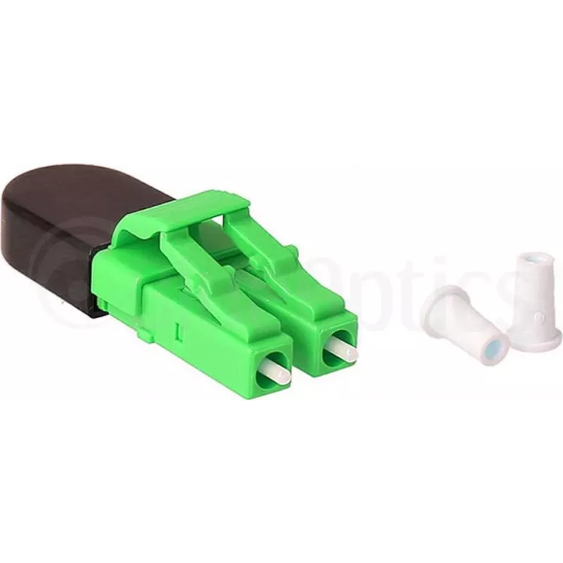 BLUELAN BlueOptics glasvezel-loopback-adapter OM5 50/125µm multimode LC/UPC duplex, limoengroen, keramische ferrule, -40°C tot +85°C (BOLBLCOM5)