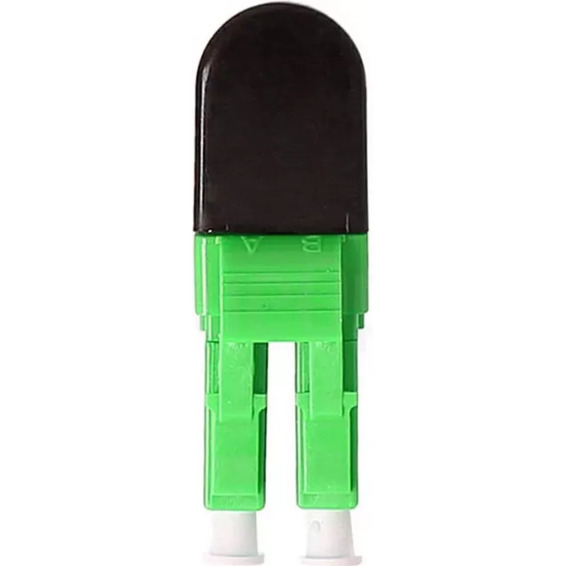 BLUELAN BlueOptics glasvezel-loopback-adapter OM5 50/125µm multimode LC/UPC duplex, limoengroen, keramische ferrule, -40°C tot +85°C (BOLBLCOM5)