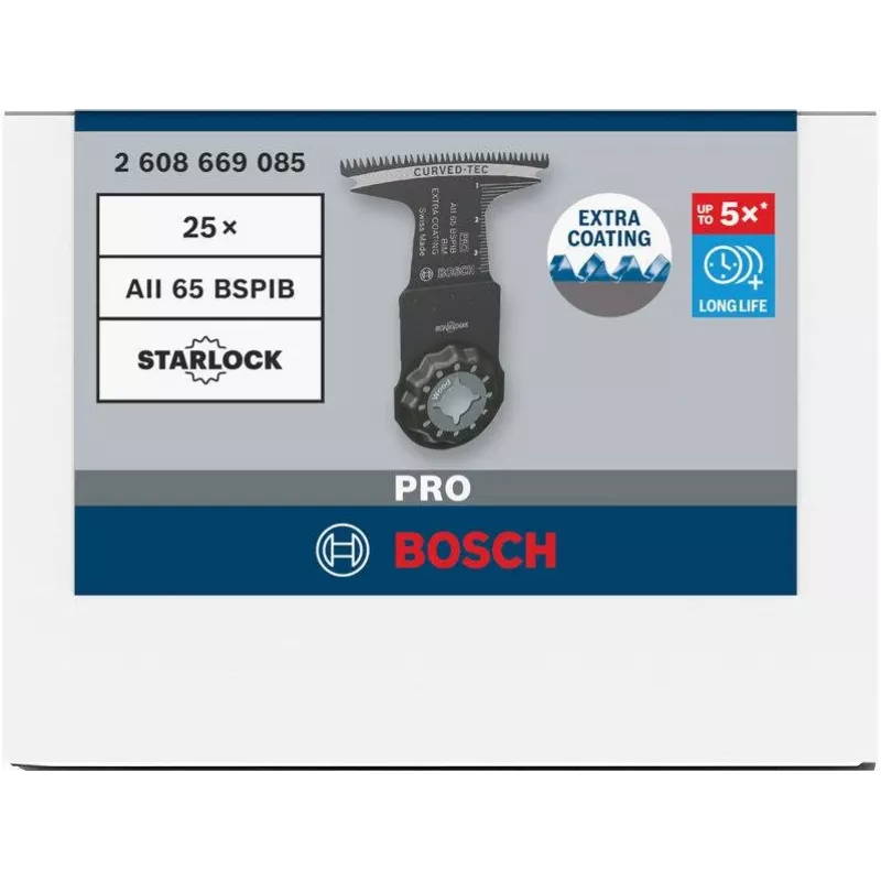Bosch Expert for MultiMaterial inlegzaagblad PRO AII 65 BSPIB, StarlockPlus, 65 x 40 mm, bi-metaal 2608669085