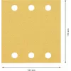 Bosch C470 Best for Wood and Paint schuurbladen, korrel 80, 107 x 115 mm, 50-pack 2608901656