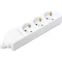 SYGONIX BT-2372208 stekkerdoos, 6 stopcontacten, 1,5 m kabel, wit