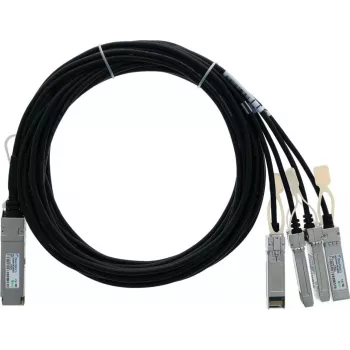 BlueLAN 40GBASE-CR4 QSFP naar 4x 10GBASE-CR SFP+ passieve Direct-Attach-breakout-kabel, 2 m, AWG30, Centec-compatibel CAB-Q-S-1M-CT-BL