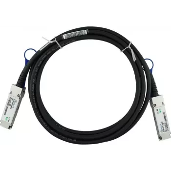 BLUELAN compatibele Ubiquiti UACC-DAC-QSFP28-3M Direct Attach kabel, 100GBASE-CR4, Infiniband EDR, 26AWG, 3 meter UACC-DAC-QSFP28-3M-BL