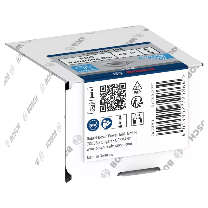 Bosch 2608001163 Crimpmatrijs voor buiskabelschoenen en verbinders 70 mm²