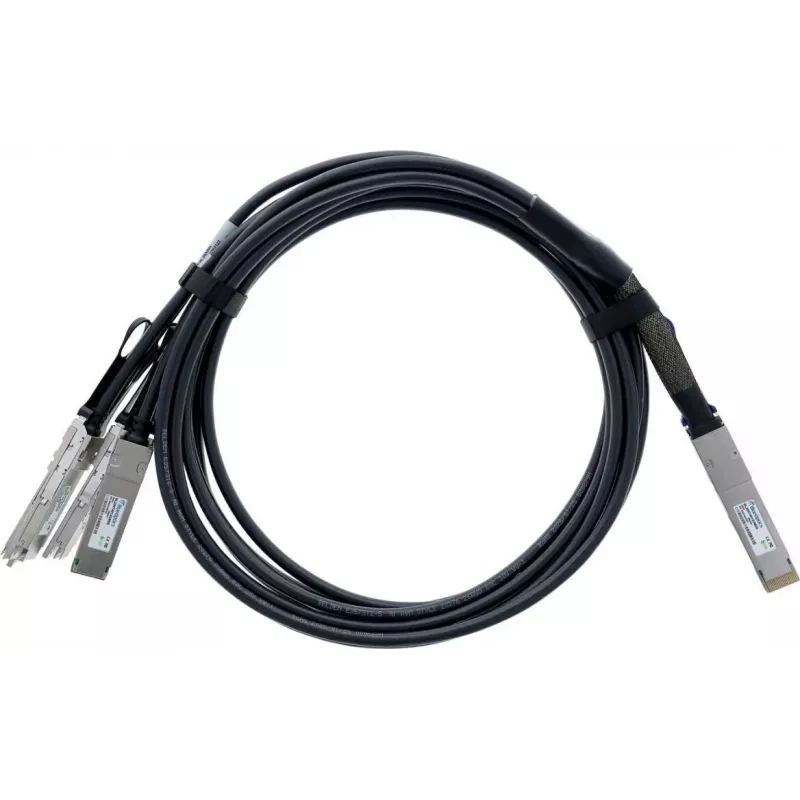 BlueLAN MCP7F60-W002R26-BL NVIDIA-compatibele 400G QSFP-DD naar 4x QSFP56 DAC breakout-kabel 2m AWG26