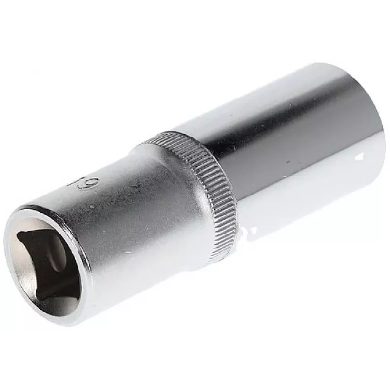 GEDORE red 1/2 inch aandrijving 19 mm zeskant lange dopsleutel, 77 mm lengte, chroom-vanadium R61001914
