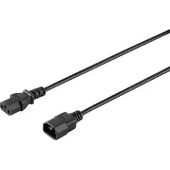 Sygonix SY-5042704 Koudapparaat-aansluitkabel, CEE 7/7 naar IEC C13, 1,5 m, zwart