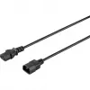 Sygonix SY-5042704 Koudapparaat-aansluitkabel, CEE 7/7 naar IEC C13, 1,5 m, zwart
