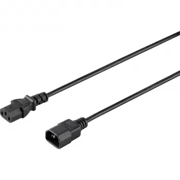Sygonix SY-5042704 Koudapparaat-aansluitkabel, CEE 7/7 naar IEC C13, 1,5 m, zwart